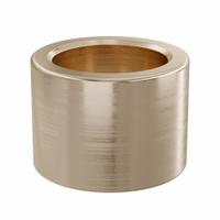 Sleeve Bearing: Bronze, SAE 841, 8 mm Bore, 11 mm OD, 8 mm Lg, 49,938 lb/sq in-fpm Max PV, 10 PK (MPN AAM0811-08B). Key specifications — System of Measurement: Metric; Material Grade: SAE 841; Brand: OILITE.