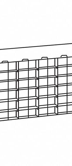 Upright Freezer Rack: 25 7/8 in Overall Lg, 5 3/4 in Overall Wd, Stainless Steel, Handles (MPN 0440242). Key specifications — Includes: Handles; Material: Stainless Steel; Product Type: Upright Freezer Rack; Brand: COLE-PARMER.