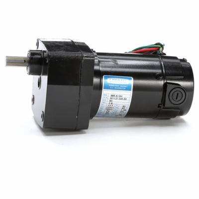 LEESON Parallel Shaft Gearmotors: Parallel, 90V DC, TENV, 150 RPM, 24 in-lb Max Torque - Parallel Shaft DC Gearmotors