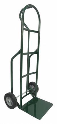 APPROVED VENDOR General Purpose Hand Truck: 800 lb, Single-Loop Handle, Green, Steel, Flat-Free (MPN 9CX22). Key specifications — Brand: APPROVED VENDOR; Color: Green.