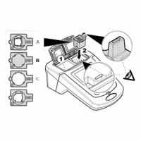 HACH Vial Adapter Set (MPN 9609800). Key specifications — attr1031189: DR1900; attr1031190: Spectrophotometer; attr1031187: HACH; attr1031188: 908NU6; attr1031202: Vial Adapter Set.