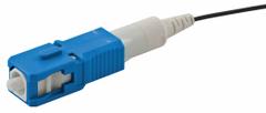 HUBBELL PREMISE WIRING Fiber Optic Connector: Connector SC, Std, 12pk Pack Size, 12 (MPN FCSC900KSM12). Key specifications — attr922460: HUBBELL PREMISE WIRING; attr922461: Blue; attr922466: Simplex; attr922475: OS2; attr1309930: 12pk.