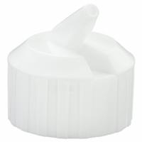 Cap: 28 mm Dia, White, Polyethylene, Unlined, 28-400 mm Screw Closure Size, 12 Closures Included (MPN CAP-06048G). Key specifications — Closure Type: Dispensing; Clarity: Colored; Product Type: Flip Top Dropper Cap; Septa Included: No; Vented: No; Screw Closure Size: 28-400 mm; Brand: QORPAK; Closure Color: White.