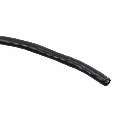 GENSPEED Data LAN Cable: 25 ft Cable Lg, 24 AWG, Black, PE, Std, 5136100, 1/4 in Outside Dia - Category 5e Cable