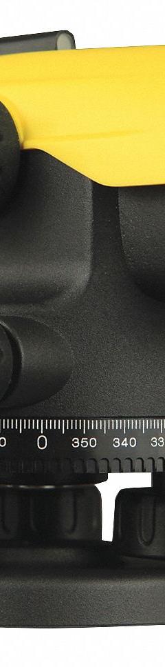 LEICA NA Automatic Level: Leveling Screws/Top Mounted Vial, 20X, 35 9/16 mm Aperture, 7 ft @ 330 ft (MPN NA320). Key specifications — attr939412: ±1/2 in @ 15 ft; attr939417: 7 ft @ 330 ft; attr934739: LEICA NA; attr939423: Case.