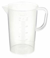 APPROVED VENDOR Beaker: Tall Form with Handle, Printed Graduation, Polypropylene, Clear, 500 mL (MPN 326485-0500). Key specifications — attr1370319: Clear; attr1370337: Printed; attr1370306: Colorless; attr1370307: APPROVED VENDOR; attr1370311: Beaker; attr1370320: Yes.