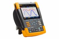 FLUKE Digital Oscilloscope: Portable Handheld Digital Oscilloscopes, Fully Isolated, Auto, True RMS (MPN FLUKE-190-502-III-S). Key specifications — Power Source: Battery; IP Rating: IP51; Manufacturer Part Number: FLUKE-190-502-III-S; AC Magnitude Calculation: True RMS; Basic AC Voltage Accuracy: +/-(1% +10 Counts); Basic DC Voltage Accuracy: ±(0.50% +6 Counts); Brand: FLUKE; CAT Safety Rating: CAT IV 600V.