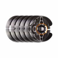 TRIFLEX R Cable carrier: R Series TRE, 2 Channels, 2.5 in, 20.5 mm Max Cable Dia, Order to Lg (MPN TRE.60.087.0.B). Key specifications — For Use With: Multi Axis Robots; Features: High Torsion Resistance; Brand: TRIFLEX R; Item [MERCH]: Cable Carrier Link; Link to Link Pitch: 0.8 in; Outside Width: 2.5 in; Series: R Series TRE; Length: Order to Length.
