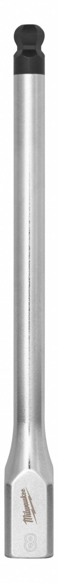 MILWAUKEE Bit Socket: 3/8 in Drive Size, Ball Hex Tip, 8 mm Tip Size, 6 in Overall Lg, Fixed Insert (MPN 45-34-1101). Key specifications — attr1204765: Fixed Insert; attr1204767: MILWAUKEE.