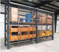 WIRECRAFTERS Enclosure Kit: 3 Bays, 108 in x 36 in x 144 in, 10 ga, Steel, Powder Coated, Gray (MPN RE91236SD3). Key specifications — Brand: WIRECRAFTERS; Material: Steel; Includes: (3) Sliding Doors; Includes Hardware: Yes; Finish: Powder Coated; Color: Gray.