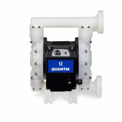 GRACO Electric Diaphragm Pump: Polypropylene Body, 1 1/2 in Fluid Connection Size, Flange Connection (MPN TE80-0083). Key specifications — Nameplate Voltage: 200-240V AC; Brand: GRACO; Diaphragm Material: PTFE with EPDM Backing; Check Valve Material: PTFE; Seat Material: PP.