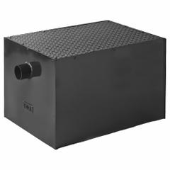 SMITH LIGHT COMMERCIAL Grease Interceptor: 100 lb Capacity, 50 gpm Flow Rate, 3 in Overall Dia (MPN 800-Y03-50). Key specifications — Material: Steel; Includes: Flow Control; Brand: SMITH LIGHT COMMERCIAL.