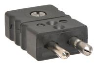 TEMPCO Thermocouple Plug: Jack, For Type J Thermocouple Type, Std Plug, 2 Pins, Round, Round (MPN TCAR-1006). Key specifications — attr1432255: Round; attr1276097: Jack; attr1276100: Iron; attr1276082: Standard Plug; attr1276092: TEMPCO; attr1276087: Black; attr1276088: Nylon-Filled Thermoplastic; attr1276089: TCAR-1006.