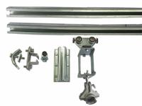 DAYTON Festoon System Kit: C-Rail, 60 ft – 60 ft, 86 ft Min Cable/Hose Required, Round (MPN 7CZ51). Key specifications — Brand: DAYTON; Compatible Cable Type: Round; Included Components: Intermediate Cars; Track Type: C-Rail.