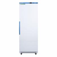 ACCUCOLD Incubator: Forced Air, 18 cu ft Capacity, 26 in x 27 1/2 in x 78 1/2 in, BOD, Digital (MPN ABOD18). Key specifications — attr1027497: BOD; attr1027521: Refrigerated; attr1030162: 39.2 °F; attr1027529: +/-1 ºC; attr1027530: +/-1°C; attr1027476: ABOD18; attr1027480: ACCUCOLD; attr1027487: Digital.