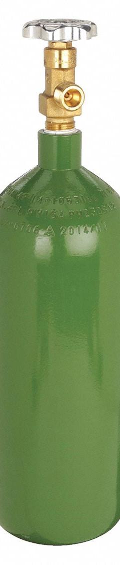 UNIWELD Empty Fuel Cylinder: Oxygen, 20 cu ft, CGA 540 (MPN R). Key specifications — CGA Number: CGA 540; Manufacturer Part Number: R; Brand: UNIWELD.