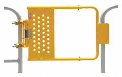 COTTERMAN Single-Door Metal: Steel, For 24 in to 40 in Opening Wd, 21 1/2 in x 3 1/2 in, Adj (MPN SG2440ZC2P1S). Key specifications — Brand: COTTERMAN; Includes Lock: No; Mounting Location: Railing; Gate Finish/Color: Powder-Coated Yellow.
