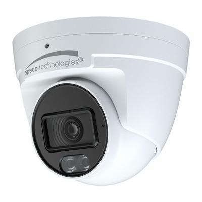 SPECO TECHNOLOGIES Security Camera: Turret, Fixed, 2.8 mm Max Focal Lg, 1440p, RJ45 - Varifocal Network IP Video Cameras