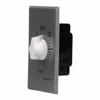 INTERMATIC Spring-Wound Timer: 5 min Max, SPST, 277V AC, Wall Plate Included, Silver (MPN FF5M). Key specifications — Brand: INTERMATIC; Includes Hold: No Hold Included.