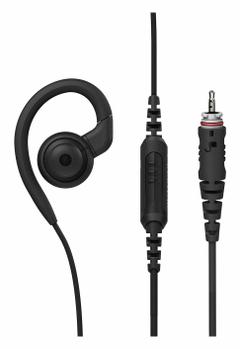 MOTOROLA Earpiece: Fits Motorola, For CLPe Series, Ear Hook, Push To Talk, Black, 1 Wires, Wired (MPN PMLN8125A). Key specifications — attr921014: 2.5 mm Standard; attr921008: CLPe; attr921002: Yes; attr920998: PMLN8125A; attr921012: MOTOROLA.