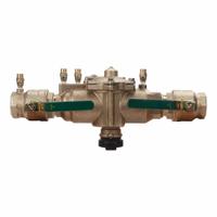 WATTS Backflow Preventer: 009, Std Configuration, Bronze, 2 in Pipe Size, FNPT, 33°F – 180°F (MPN 2 009M2-QT). Key specifications — Shut-Off Valve Type: Ball Valve; Connection Type: FNPT.