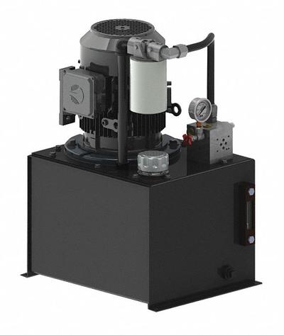 MONARCH Hydraulic Power Unit: 1.5 gpm, 2,500 psi Max. Pressure, 3 hp - Standard AC Hydraulic Power Units