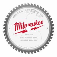 MILWAUKEE Circular Saw Blade: 6 1/2 in Blade Dia., 48 Teeth, 0.06 in Cut Wd, 5/8 in Arbor Size (MPN 48-40-4220). Key specifications — attr1116119: MILWAUKEE; attr1145631: Ferrous Metals.