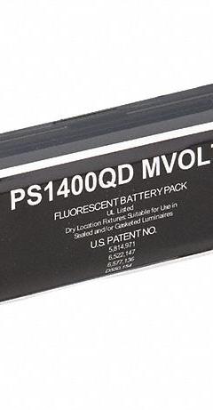 POWER SENTRY Emergency Fluorescent Ballast: 86 W Max. Bulb Watts, 120 to 277V AC, T5/T5HO/T8/T8HO (MPN PS1400QD MVOLT M8). Key specifications — Input Voltage: 120 to 277V AC; Brand: POWER SENTRY.