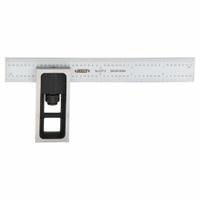 INSIZE Double Square: Inch, Std, Square, Std Stainless Steel, 1 1/16 in x 1 1/16 in, Brushed, ± 2min (MPN 2277-2). Key specifications — attr936159: 1/64 in; attr936166: Cast Iron; attr936169: Blade; attr934771: INSIZE; attr936157: Etched; attr969017: Square.