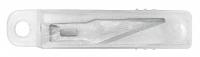 WESTCOTT Hobby Knife Blades: 1 in Blade Lg, Steel, 1/4 in Blade Wd, 41N556, Angled, 10 PK (MPN 13972). Key specifications — attr307568: 41N556; attr307563: Steel; attr324883: WESTCOTT.