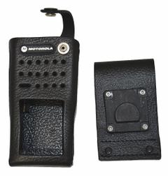 MOTOROLA Case with Swivel Belt Loop: Fits Motorola, Black, Hard Leather, Belt Loop/Cases, Leather (MPN PMLN5865A). Key specifications — Material: Hard Leather; Compatible Radio Brand: Motorola; Manufacturer Part Number: PMLN5865A; Compatible Radio Series: XPR 3000; Product Type: Case with Swivel Belt Loop; Color: Black; Brand: MOTOROLA; Compatible Radio Manufacturer Model Number: XPR 3300 with No Display.