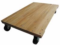 APPROVED VENDOR General Purpose Dolly: 1,000 lb, 36 in L x 24 in W x 6 in H Deck, Smooth, (4) Swivel (MPN 48J066). Key specifications — Brand: APPROVED VENDOR; Deck Color: Brown; Caster/Wheel Configuration: (4) Swivel; With Reinforcing Cross Brace: No; With Tow Eye: No.