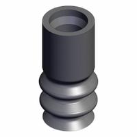 SMC Bellows Pad: Bellows, w/o Adapter, 6 mm Pad Dia, Silicone, Black, 40, 15.5 mm Pad Ht, ZP2 (MPN ZP2-06JS). Key specifications — attr1019101: ZP2-06JS; attr1019103: SMC; attr1019107: 40.