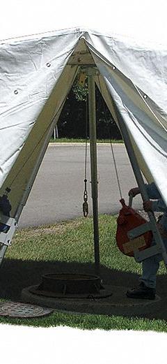 SELLSTROM Welding Space Tent: PVC, 6.5 ft Wd, 6.5 ft Ht, White (MPN S97260)