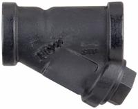 BELL & GOSSETT Y Strainer: 3/4 in, NPT, Mesh, 0.0331 in Screen Size, Cast Iron, 2 5/8 in Ht (MPN 415C - 3/4"). Key specifications — Brand: BELL & GOSSETT; Manufacturer Part Number: 415C - 3/4"; Screen Material: Stainless Steel.