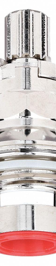 KISSLER Stem: For Price Pfister AB1953 Series, Use with Hot Water, Brass, Chrome, Ceramic Disc (MPN AB11-6048H). Key specifications — Compatible Series: Price Pfister AB1953; For Water Temperature: Hot; Compatible Brand: Price Pfister/Pfister; Product Type: Stem; Includes: (1) Stem; Material: Brass.
