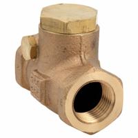 MILWAUKEE VALVE Swing Check Valve: Swing, Inline Valve Body, 1/2 in Pipe Size, FNPT x FNPT, Bronze (MPN 515-1/2"). Key specifications — Brand: MILWAUKEE VALVE.