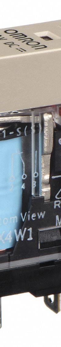 OMRON General Purpose Relay: Socket Mounted, 10 A Current Rating, 12V DC, SPDT, 5 Pins/Terminals (MPN G2R-1-S-DC12(S)). Key specifications — Brand: OMRON; Base Type: Square; Mounting Style: Plug-In; Pin Shape: Flat; Electrical Connection: Quick-Connect; Manufacturer Part Number: G2R-1-S-DC12(S); Operating Current: 10 A at 250V AC (Resistive Load); Series: G2RS Series.