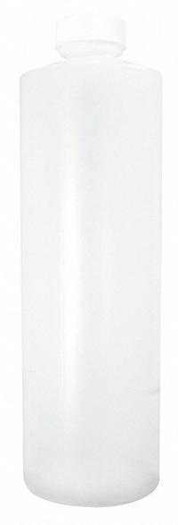 QORPAK Sampling Bottle: HDPE, 8 fl oz, 240 mL, Natural, 24-410 Screw Closure Size, Closure Included (MPN PLC-03413). Key specifications — Body Color: Natural; Closure Attached: Attached; Brand: QORPAK; Pre-Cleaned: None; Closure Included: Yes.