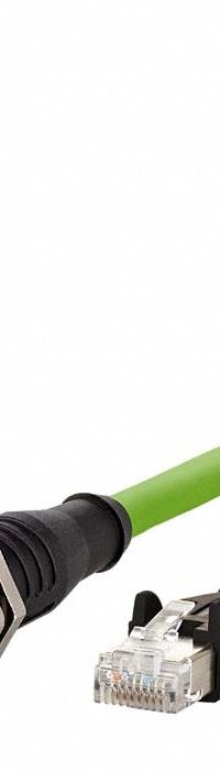 METZ CONNECT Ethernet Cable: Cat5e, RJ45 Male Straight x M12 Female Straight, 10 m Lg, PUR, Green, D (MPN 142M4D25100). Key specifications — Brand: METZ CONNECT; Cable Jacket Color: Green; End 2 Coding: D; IP Rating: IP2X; Performance Category: Cat5e.