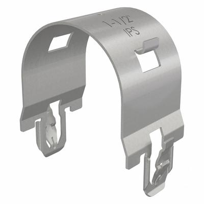 IPS Clamp: Spring Steel, SST (Dakota ProTect Wet/Dry: 1000hr) - Snap-In Rigid IPS Pipe & Conduit Clamps