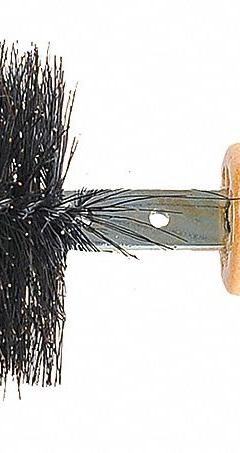 Cylinder/Funnel Brush: 9 in Overall Lg, Nylon, Black, 4 1/2 in Brush Head Lg (MPN 06149). Key specifications — Brand: TANIS; Non-Sparking: No; Bristle Color: Black; Bristle Material: Nylon.