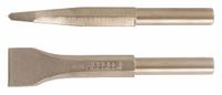 AMPCO Chisel: IR Chisel Scaler, 0.5 in Shank Size, 2 in Chisel Tip Wd, 5 in Overall Lg (MPN CS-24-ST). Key specifications — attr294782: AMPCO; attr292745: Aluminum Bronze.
