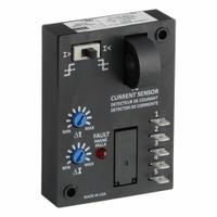 DAYTON Adjustable Current Sensing Relay: Surface Mounted, 10 A Current Rating, 24V AC, Tab (MPN 6C054). Key specifications — Adjustment Method: Switch; Electrical Connection: Quick Connect Tabs; Monitored Parameters: Undercurrent; Mounting Style: Surface; Status Indicator: LED Indicator; Trip Point: 2 to 20 A; Trip Point Type: Adjustable; Brand: DAYTON.
