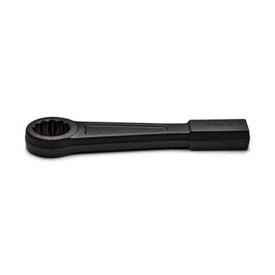 WRIGHT Striking Wrench: Steel, Black, 2 3/8 in Head Size, 12 3/8 in Overall Lg - SAE, Straight Handle, 12-Point, Striking Box End Wrenches