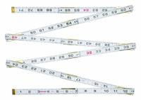 WESTWARD Brick Mason Folding Rule: 30PC17, 6 ft / 1,800 mm, 1.81 in Thick, 1/16 in, Red, Rigid, SAE. Key specifications — attr939978: 1/16 in; attr934745: WESTWARD; attr944504: Outside Read; attr944508: Vertical; attr944509: Abrasive Resistant Epoxy; attr939993: Fractional; attr986193: Etched.