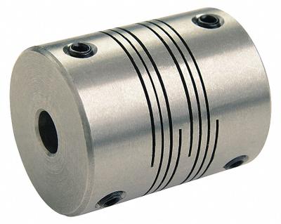 RULAND MANUFACTURING Motion Control Coupling: 3° Angular Misalignment, 6 mm Bore Dia 1, Aluminum - High-Precision Set Screw Beam Shaft Couplings