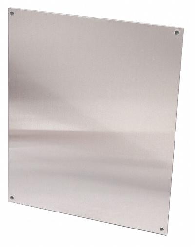 HUBBELL-WIEGMANN Back Panel: Back Panel Panel, 27 in Overall Ht, 17 in Overall Wd - Interior Mounting Panels