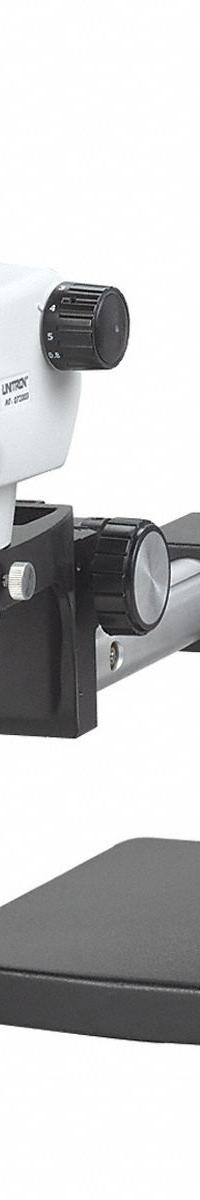 UNITRON Microscope: Stereo, Binocular, 0.8X to 5X, 22 mm Optical Field of View, Single Arm Boom, 50X (MPN 13105). Key specifications — attr1026089: Single Arm Boom; attr1026045: 10 in x 10 in; attr1026048: UNITRON; attr1026055: No; attr1026068: 50X; attr1026078: 0.8X to 5X; attr1026095: 114 mm.