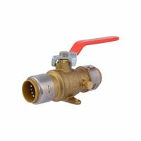 SHARKBITE MAX Ball Valve: 1 in, Brass, Straight, Push x Push, 400 psi Max. Pressure (CWP), Two-Piece (MPN UR24617). Key specifications — Brand: SHARKBITE MAX; Handle: Lever.